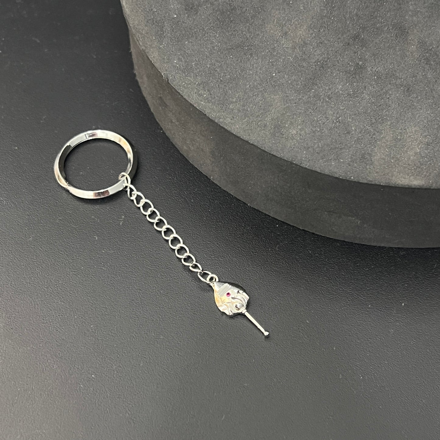 Silver Vel Key Chain