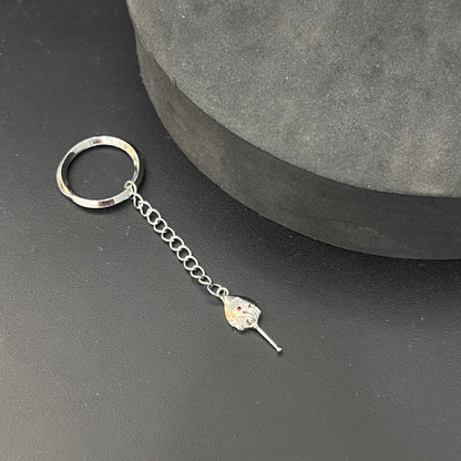 Silver Vel Key Chain