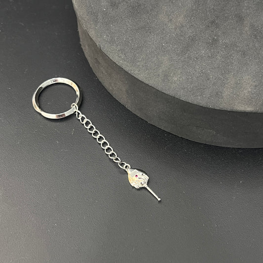 Silver Vel Key Chain