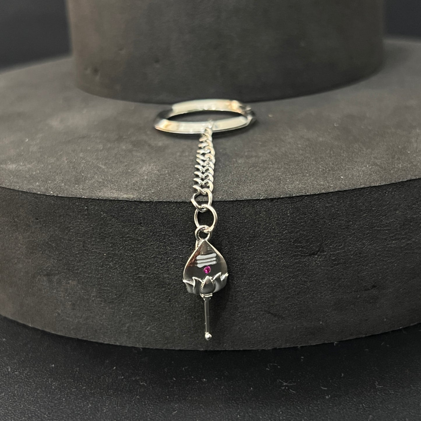 Silver Vel Key Chain