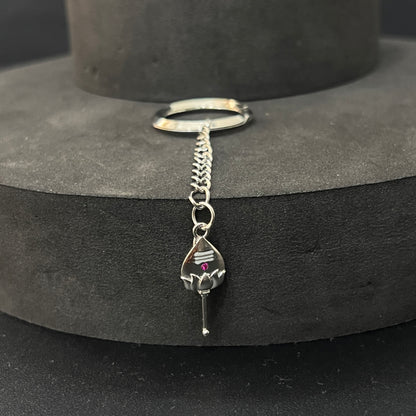 Silver Vel Key Chain