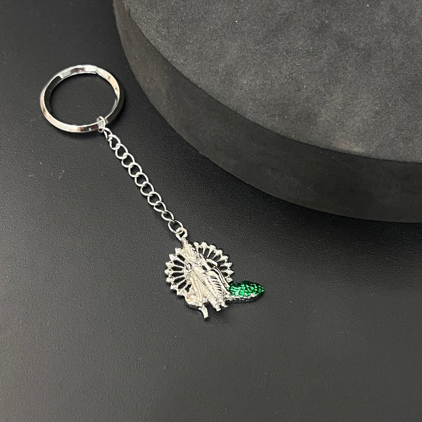 Silver Murgar & Peacok Key Chain  D2
