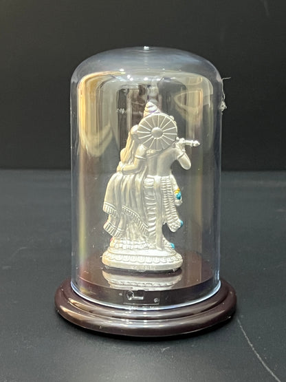 Pure Silver Radha Krishna Idol