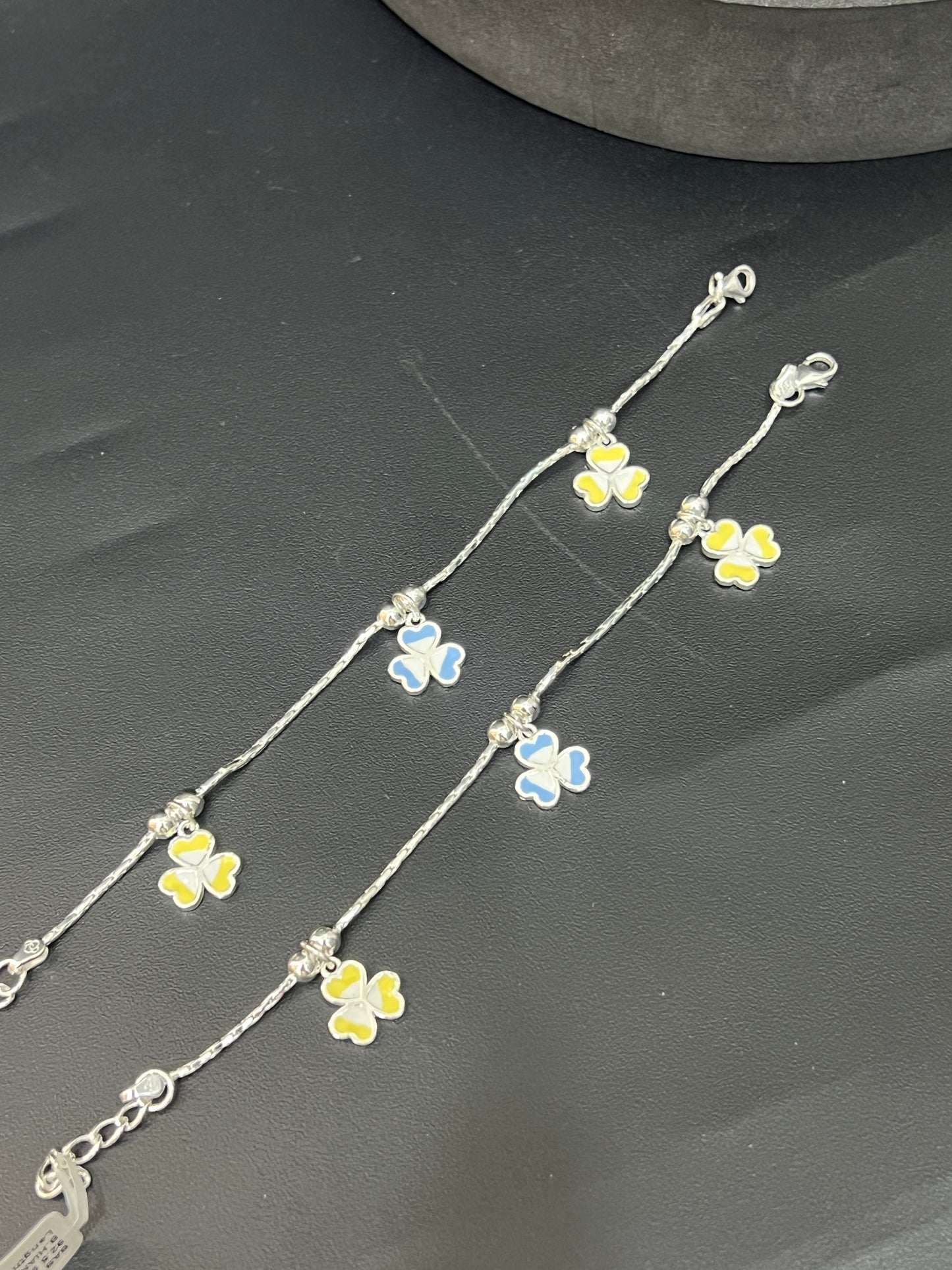 Baby Anklet_Double Colour Flower