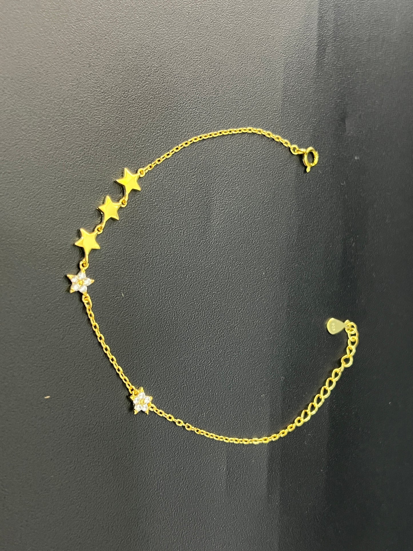 Ladies Gold Polish Stare Bracelet