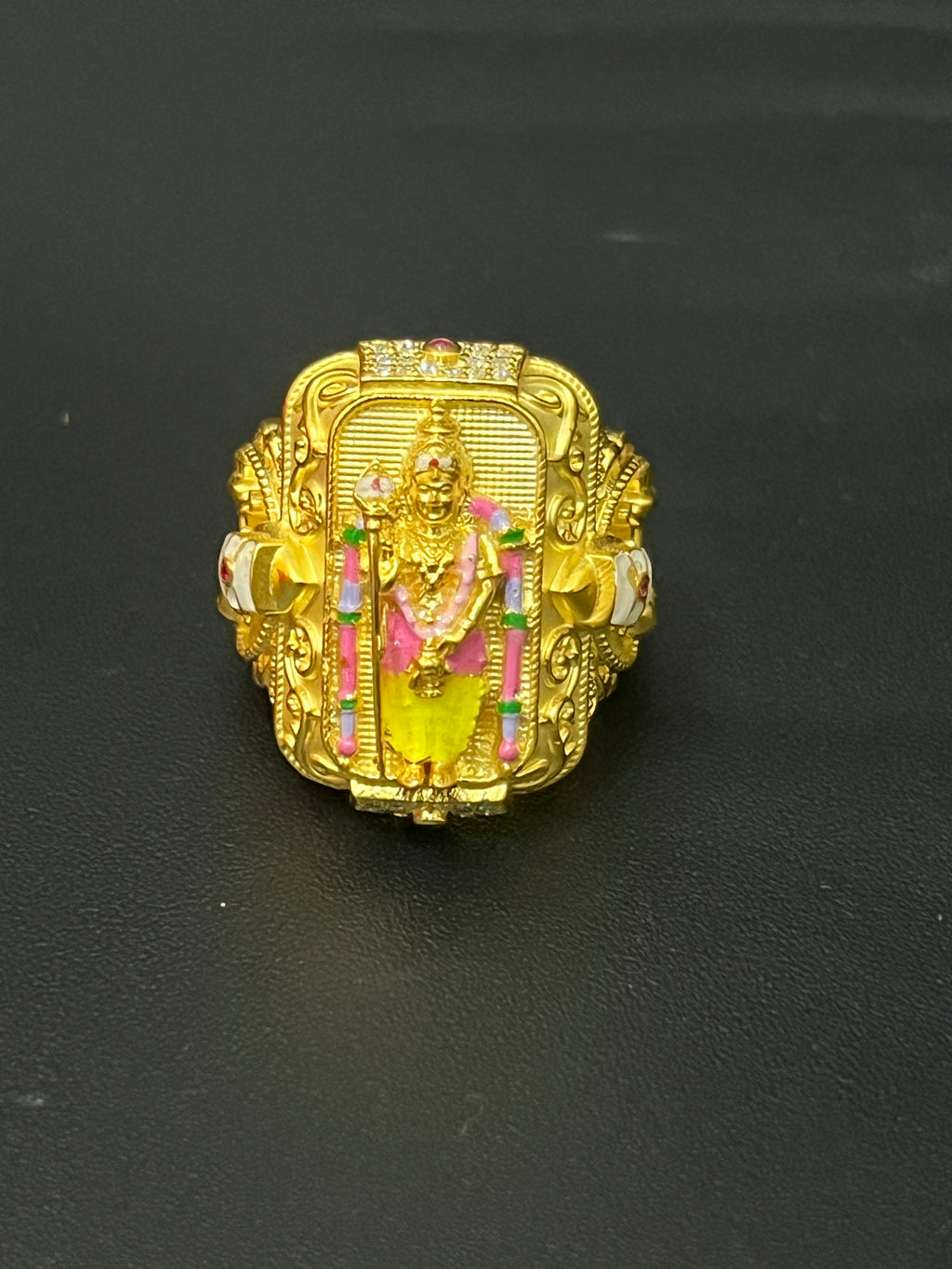 Murugan Ring Silver Gold Polish_Order