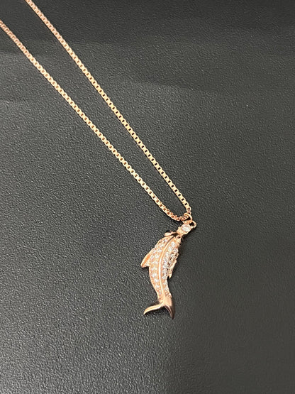 Ladies Pendant Chain_dolphin