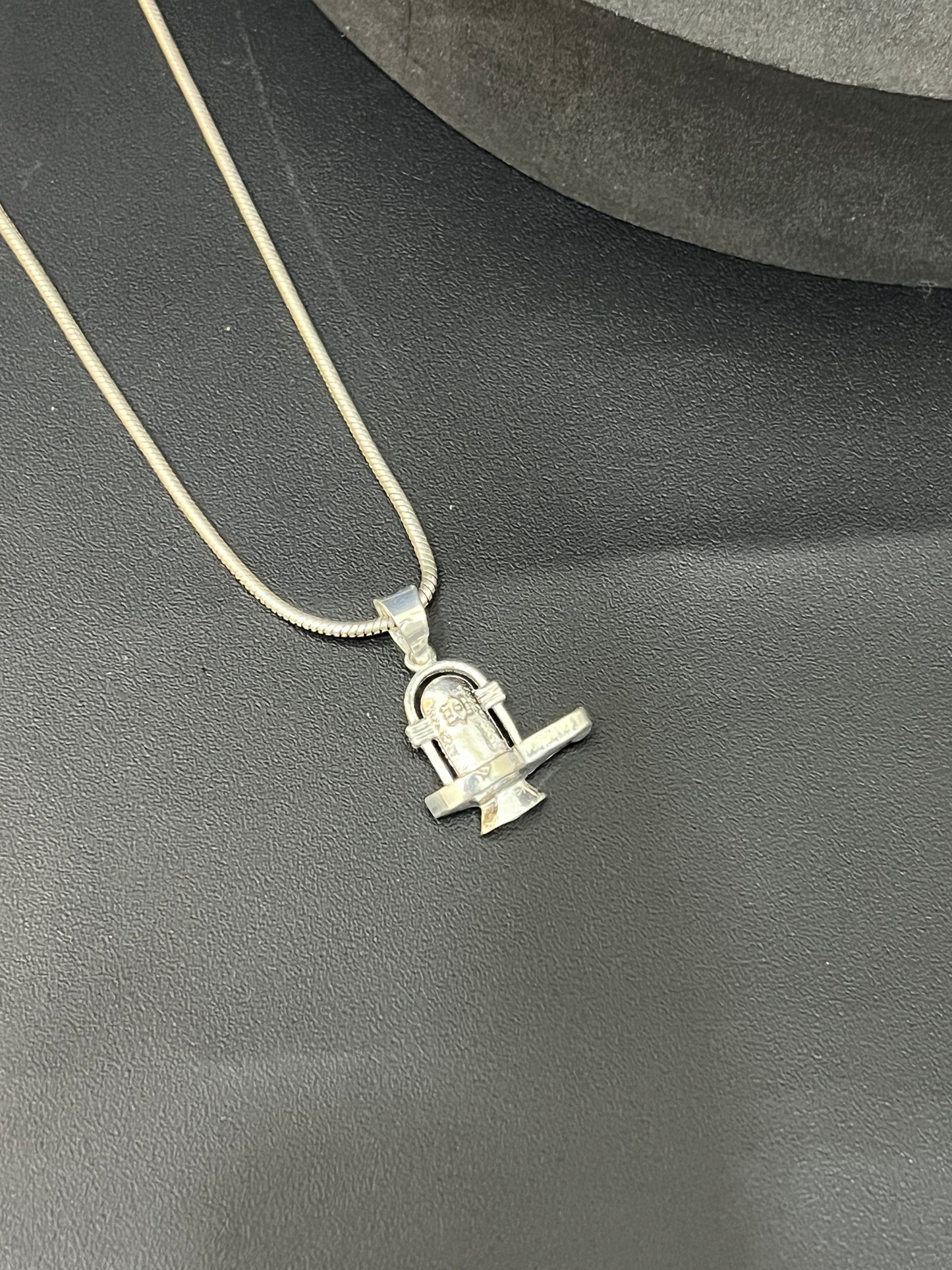 Silver Lingam Pendant 002