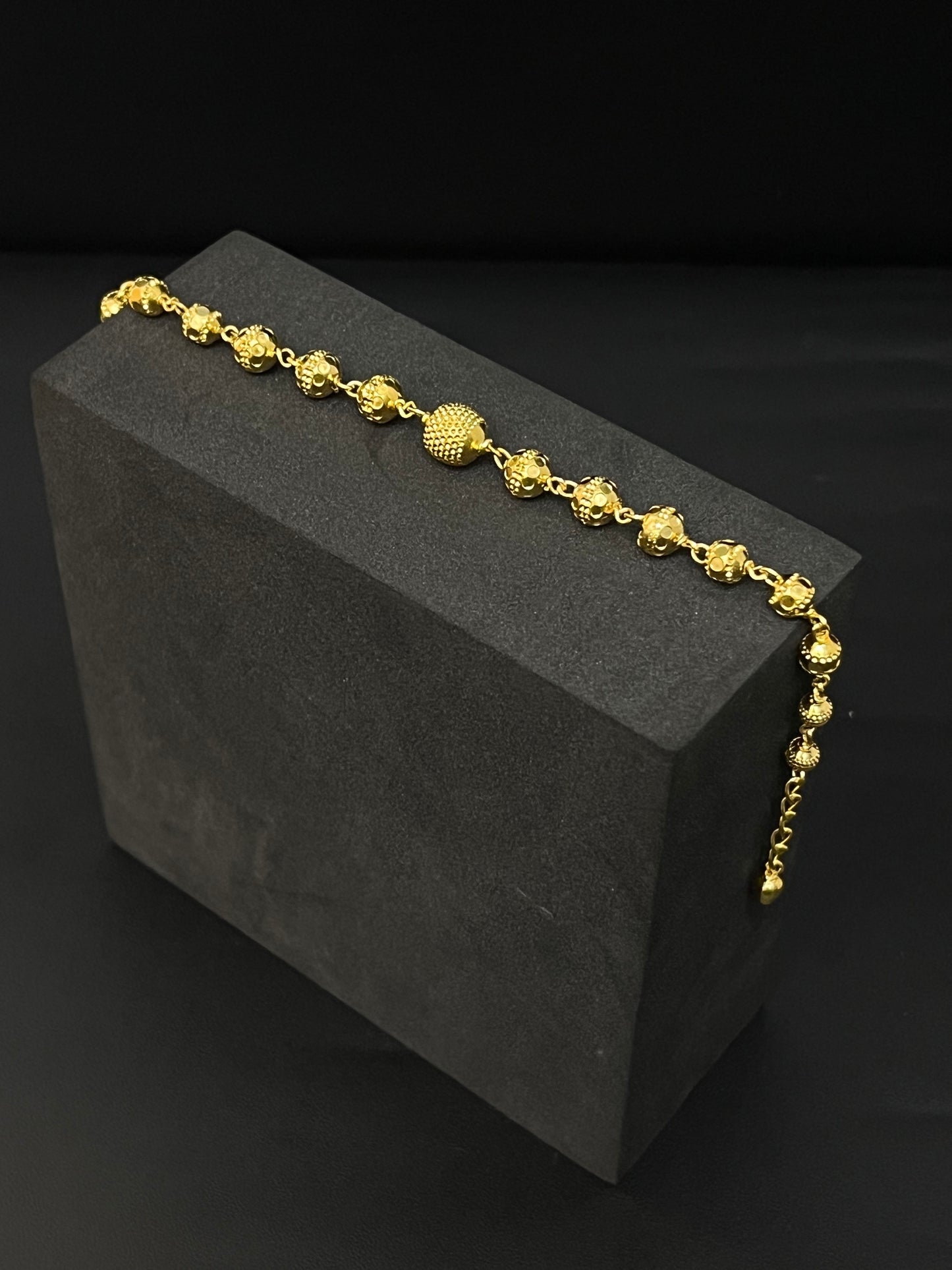 Ladies Bracelet_CNC Shape With Gold Polish