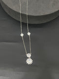 Ladies Chain Italian White Geavel