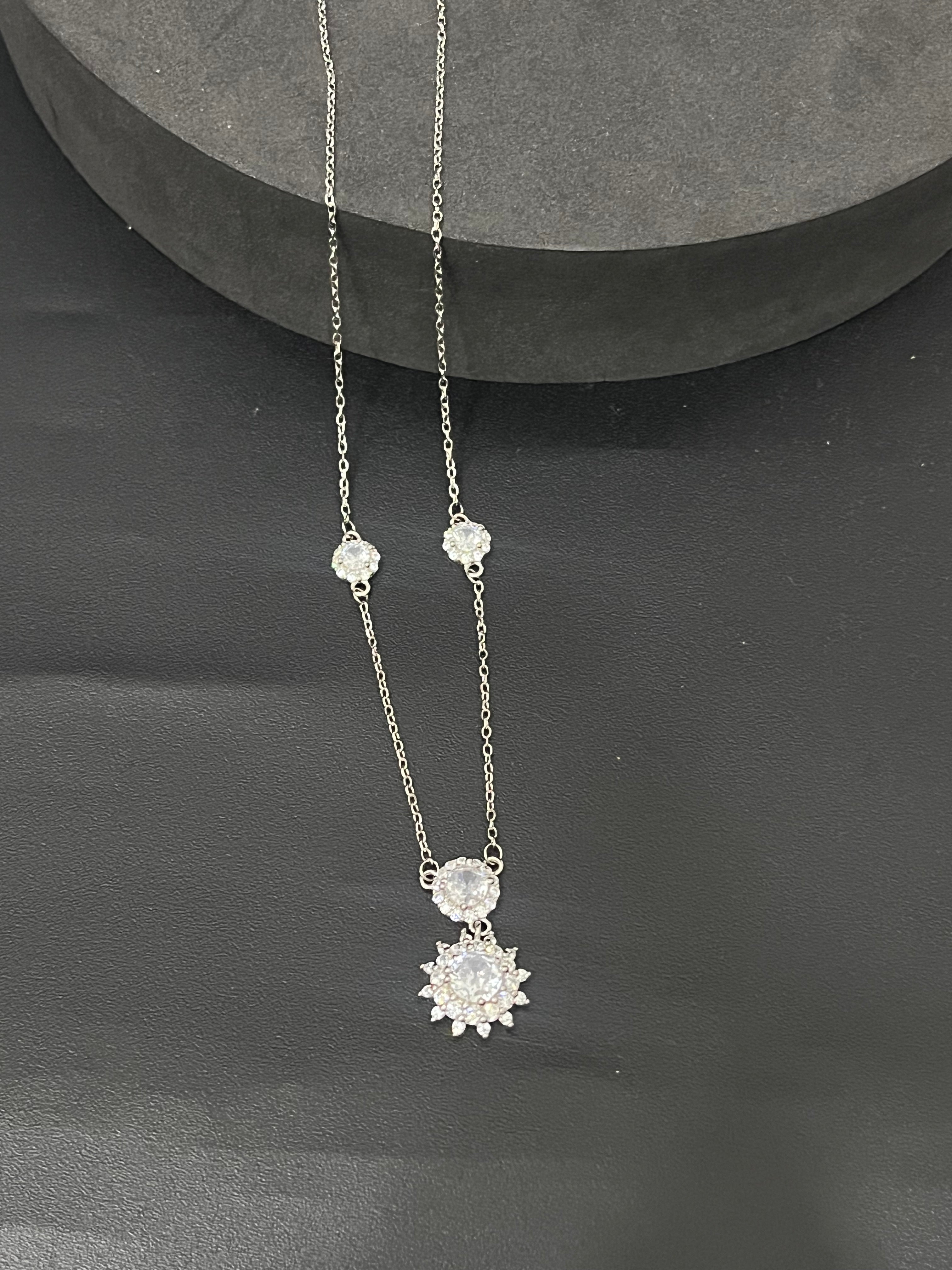 Ladies Chain Italian White Geavel