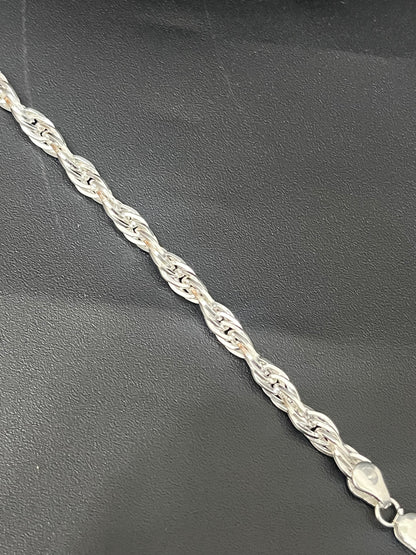 Men's Solid Spiral Bracelet