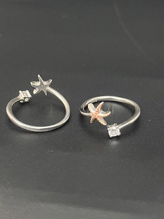 Ladies Toe Rings Star