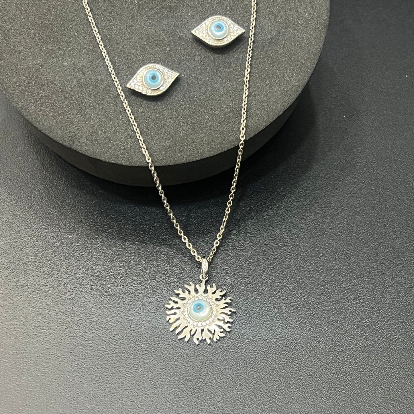 Ladies Pendant Set_Evileye