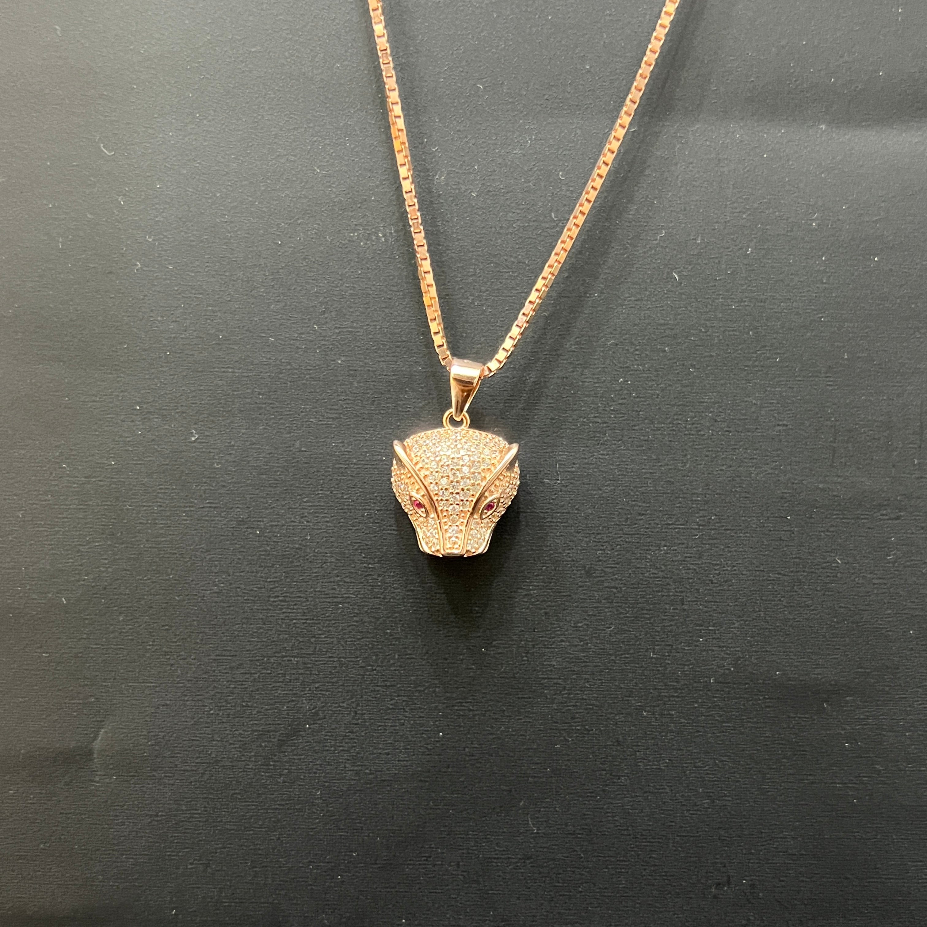 Jaguar Pendant Rosegold