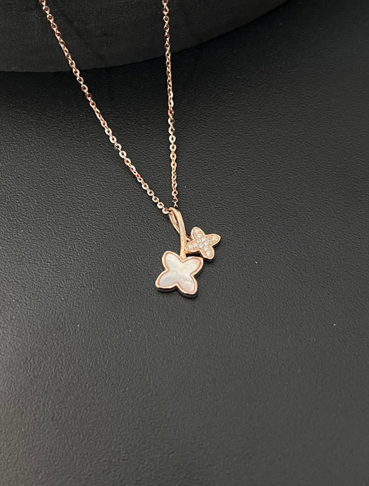 Ladies Pendant Chain Floral