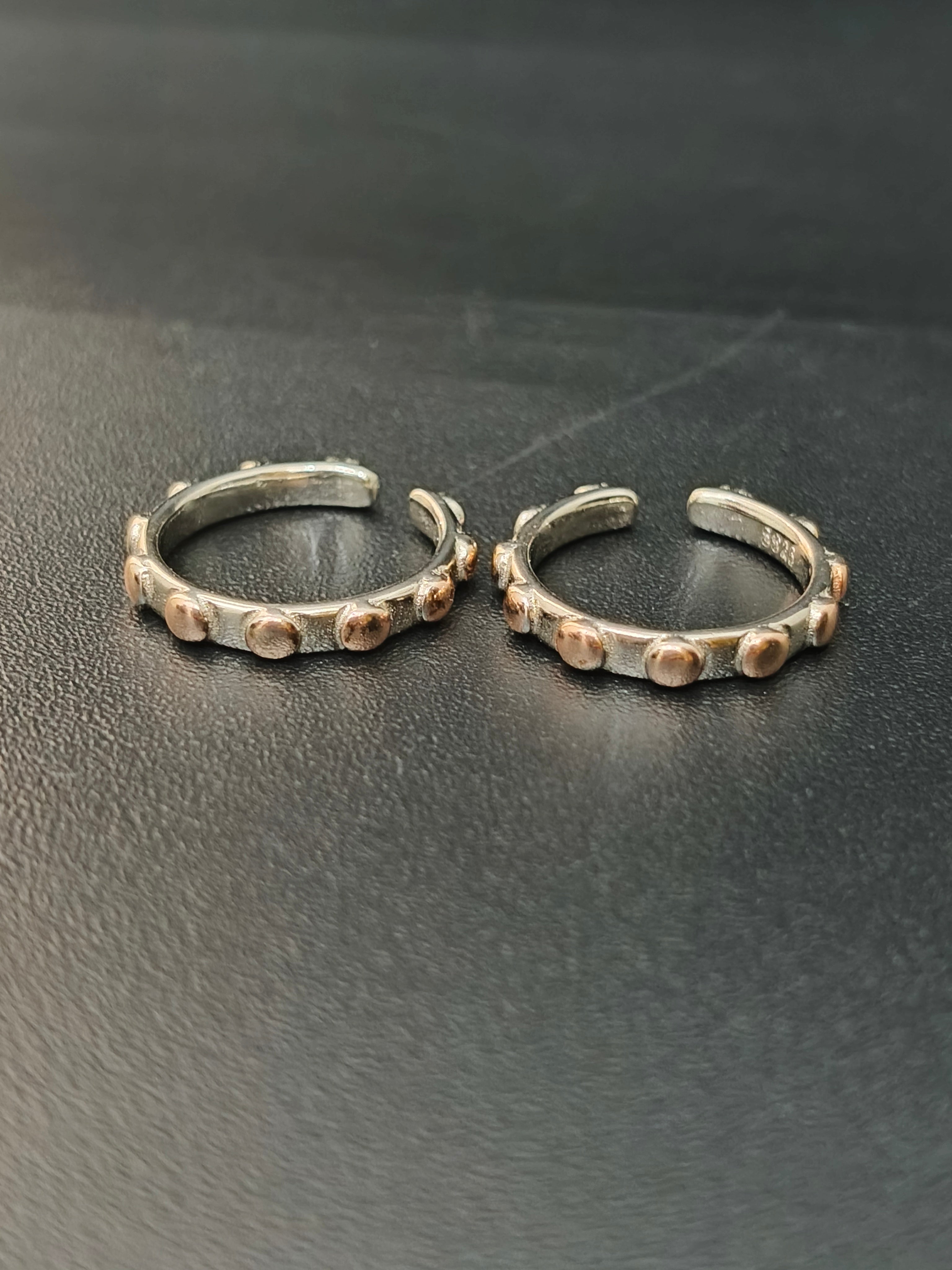 Ladies Toe Rings Round & Two Tone