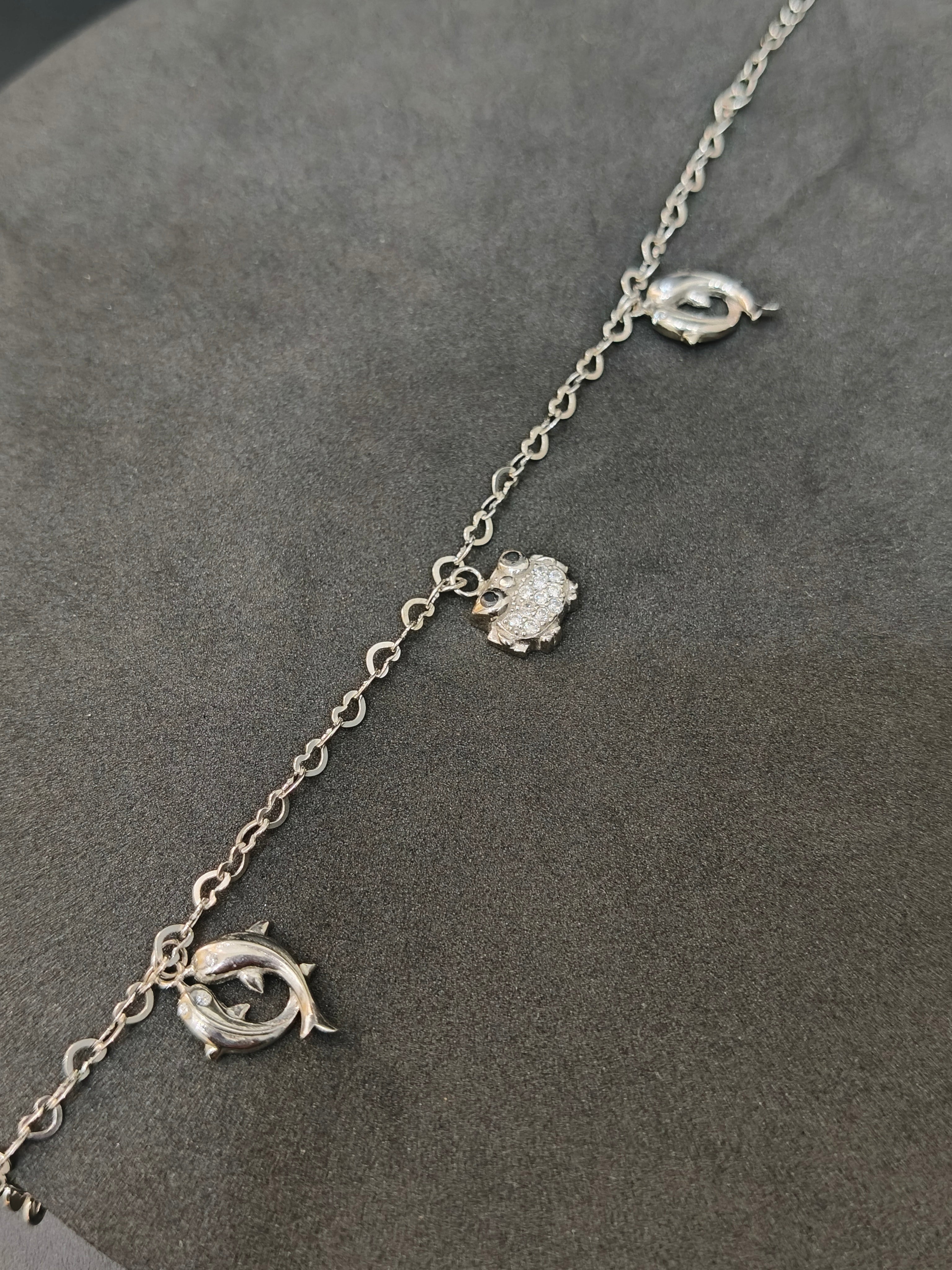 Anklet Fancy Butterfly Charms_Single Leg