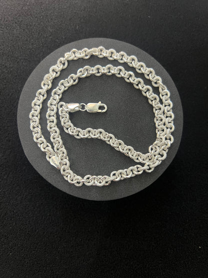 Mens Round Link Chain