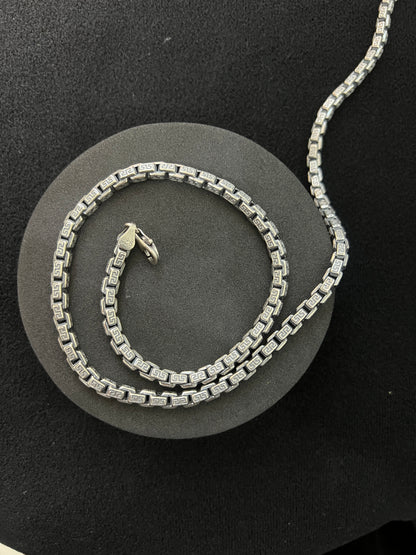 Mens Anitque Hollow Chain