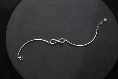 Ladies Bracelet_Silver Stone Infinity