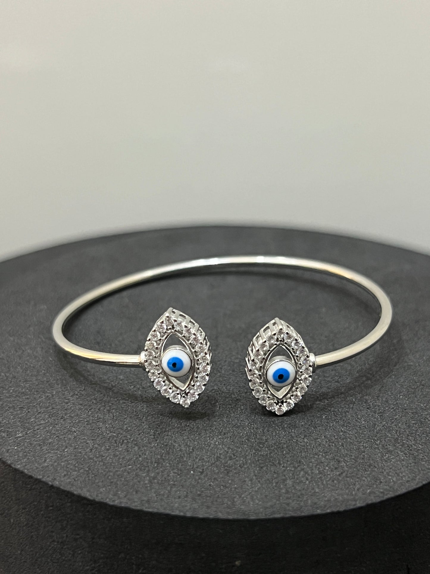 Ladies Flexi Kada Bold Evil Eye