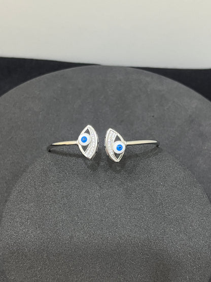 Ladies Flexi Kada_Dual Evil Eye