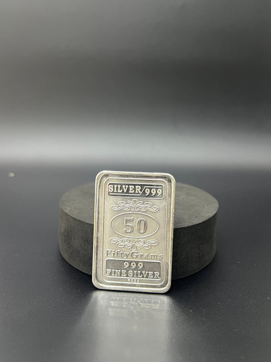 Silver Bar 999 50gms