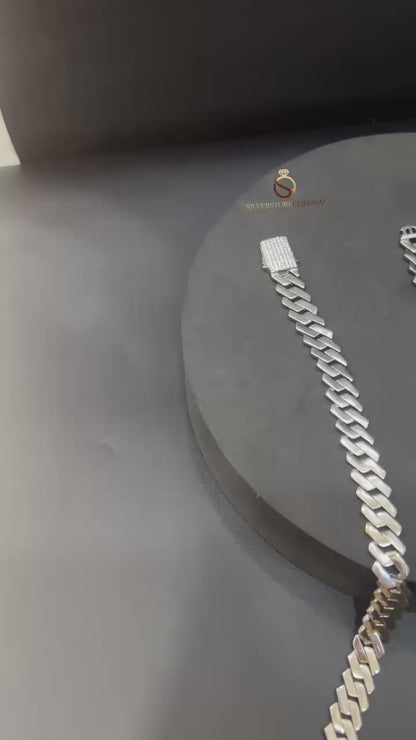 Men's Cuban Chain & Bracelet Combo