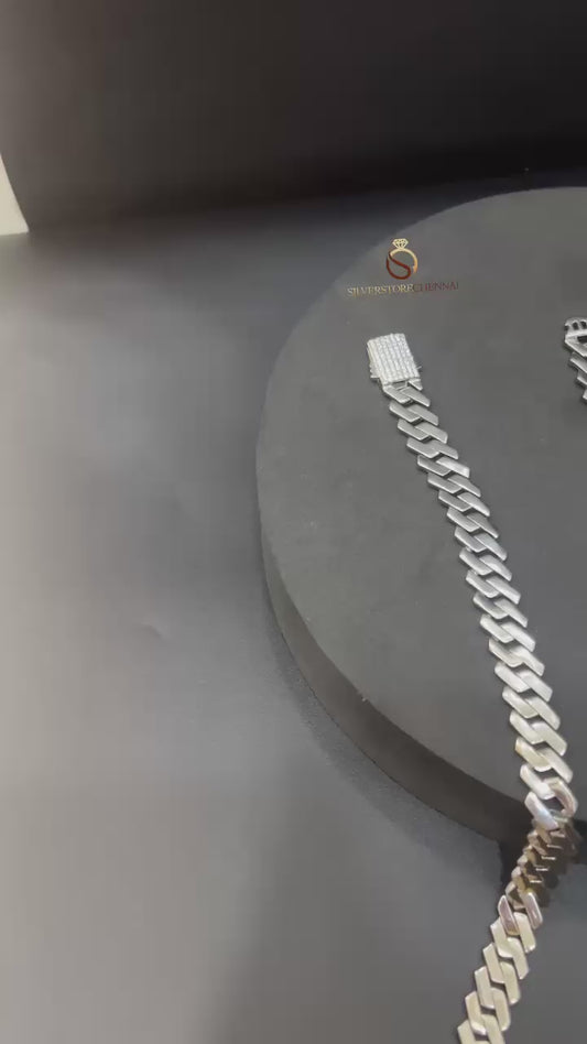 Men's Cuban Chain & Bracelet Combo