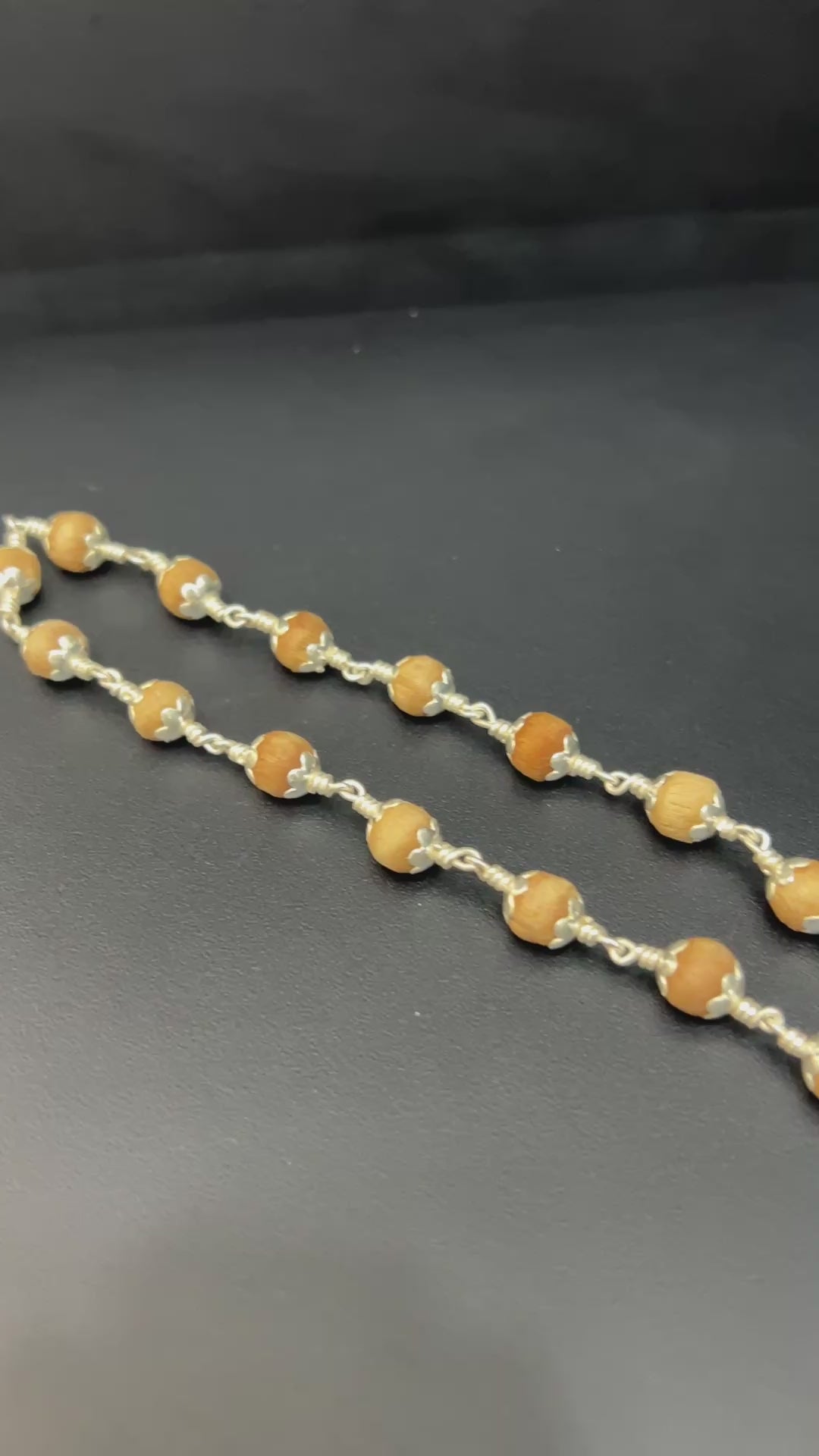 Silver Ayyapa Malai Tulasi 54beads