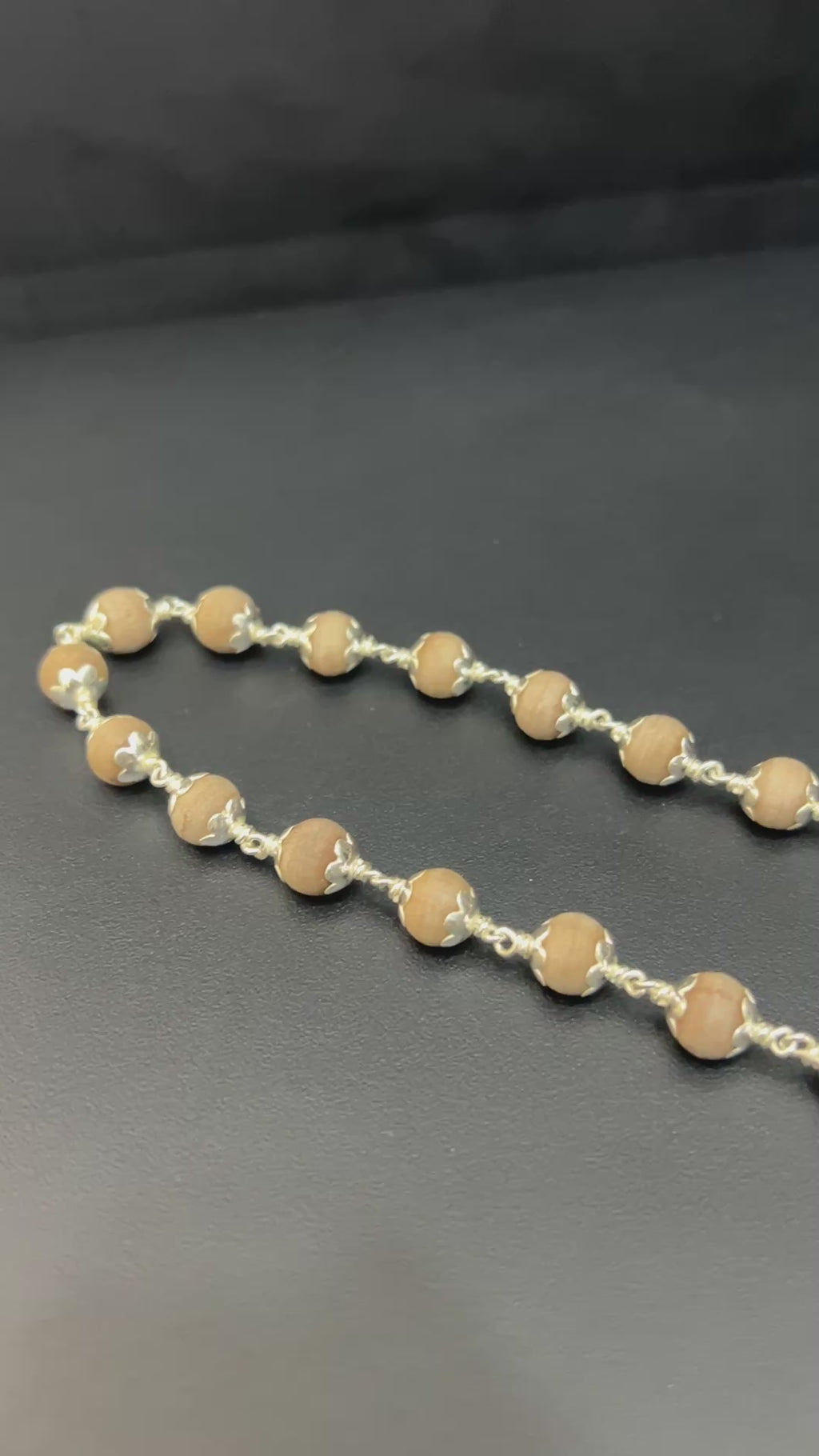 Silver AYyapan Malai  Chandan Malai 54 Beads