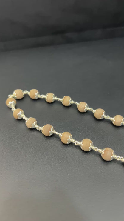 Silver AYyapan Malai  Chandan Malai 54 Beads