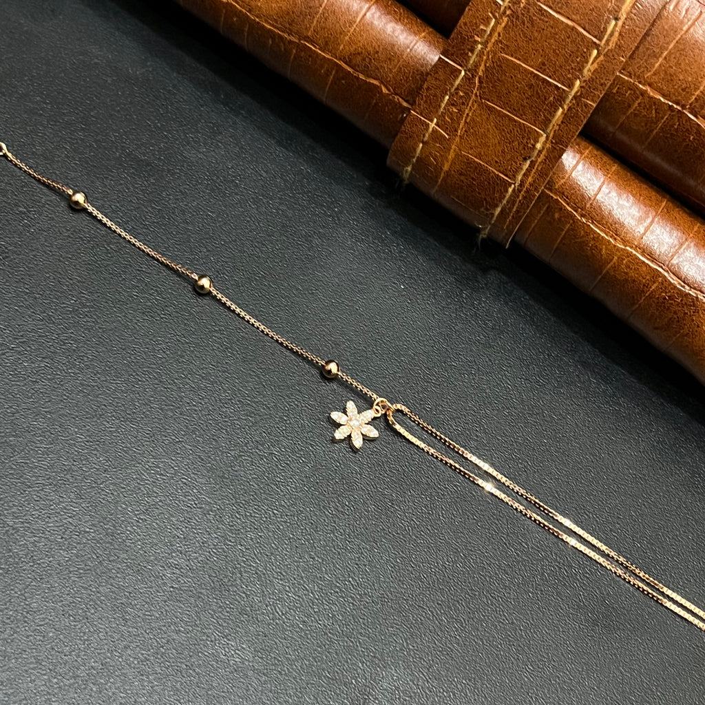 Silver Ladies Bracelet Star Edition Rose Gold 925