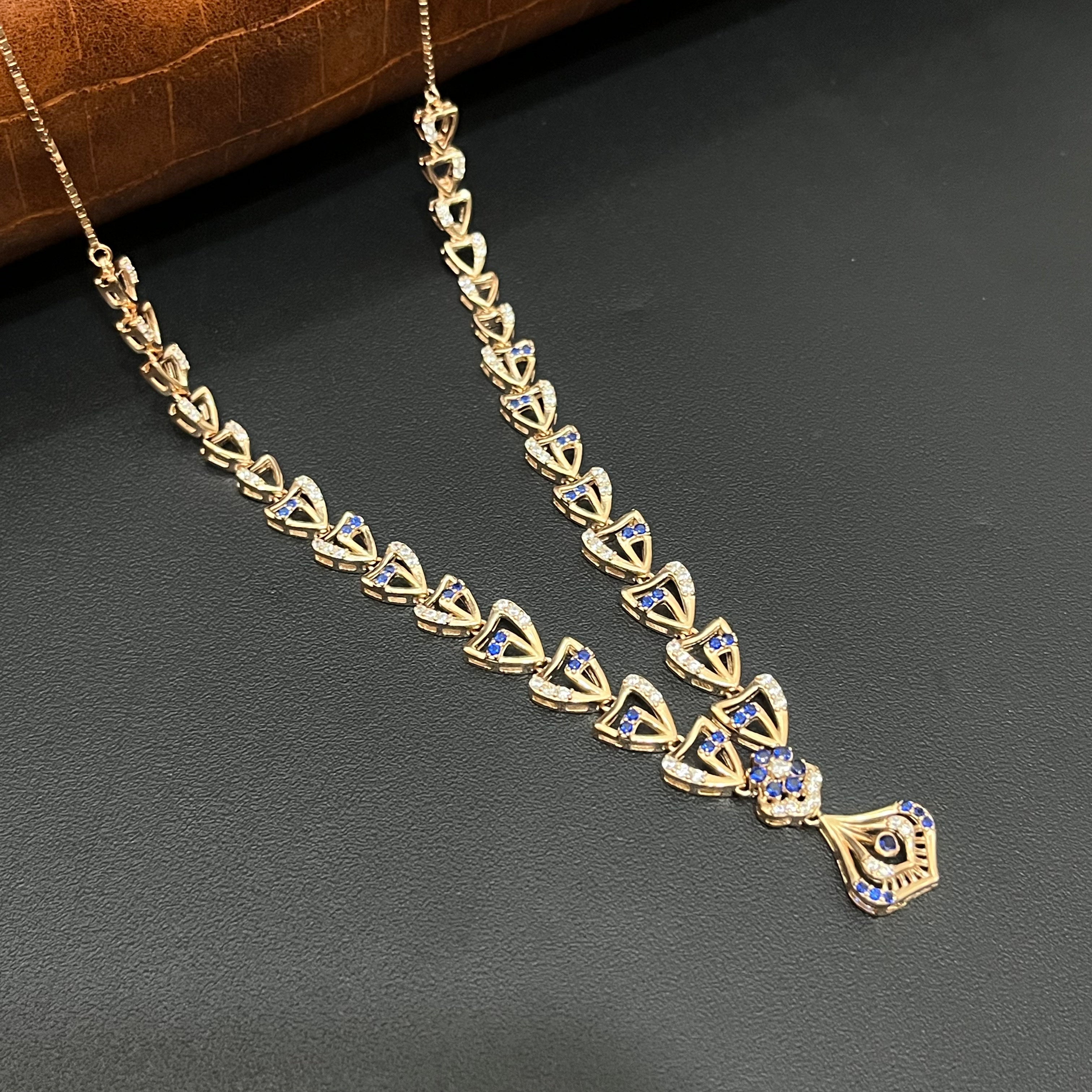 Silver Rosegold Finished Cz American Daimond Finished