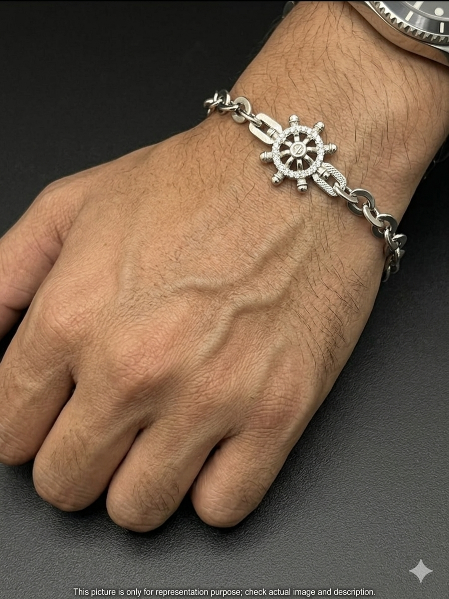 Silver Gents Anchor Link