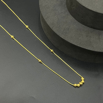 Silver Gold Finished Dokiya Chain Ball01