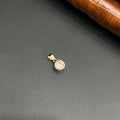 Silver Ladies Pendant Twirl Glow Round Rose Gold 925