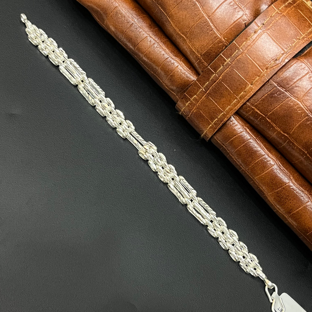Silver Mens Bracelet 8