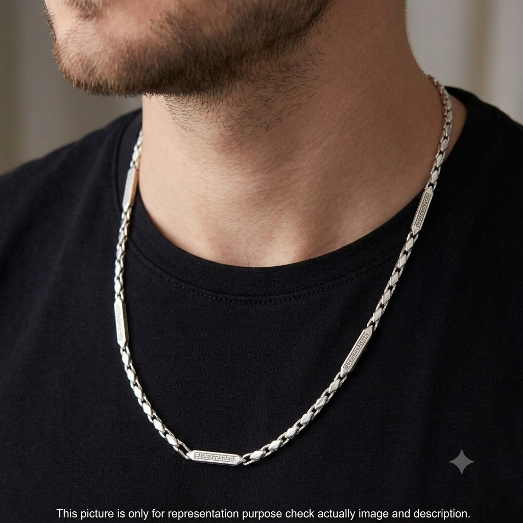 Silver Mens Chain Choco Kathli CC03 925