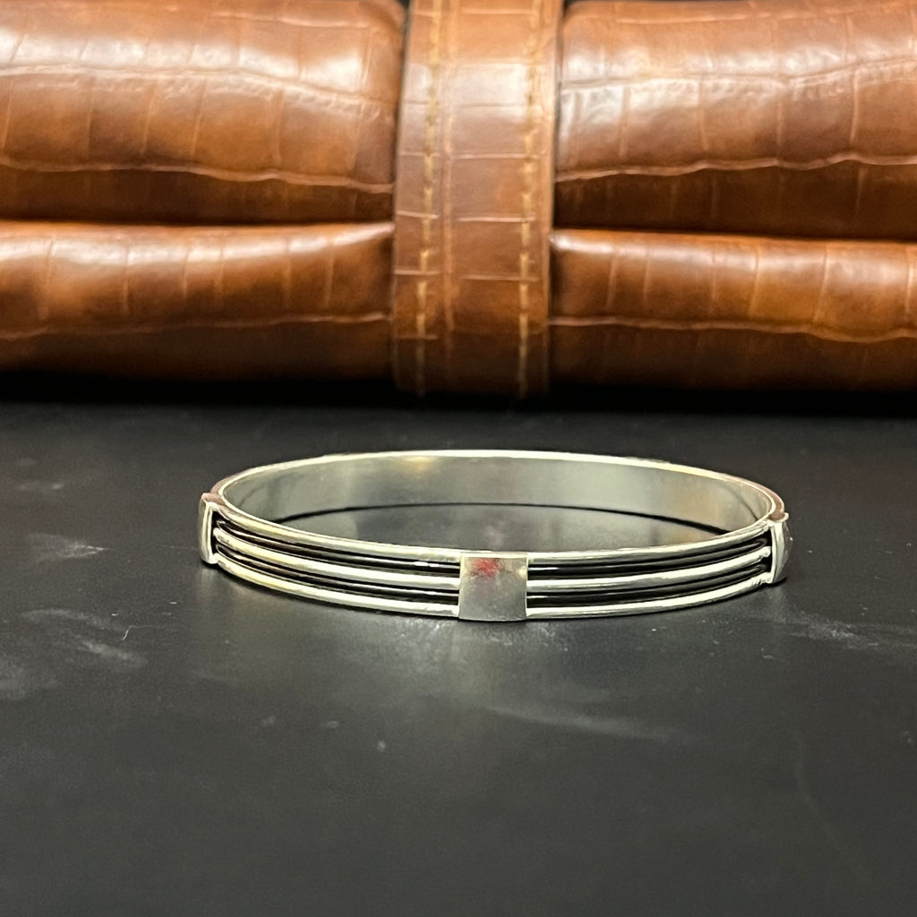 Silver Elephant Hair Kada 925
