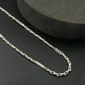 Silver Mens Chain Choco Bolder Cut