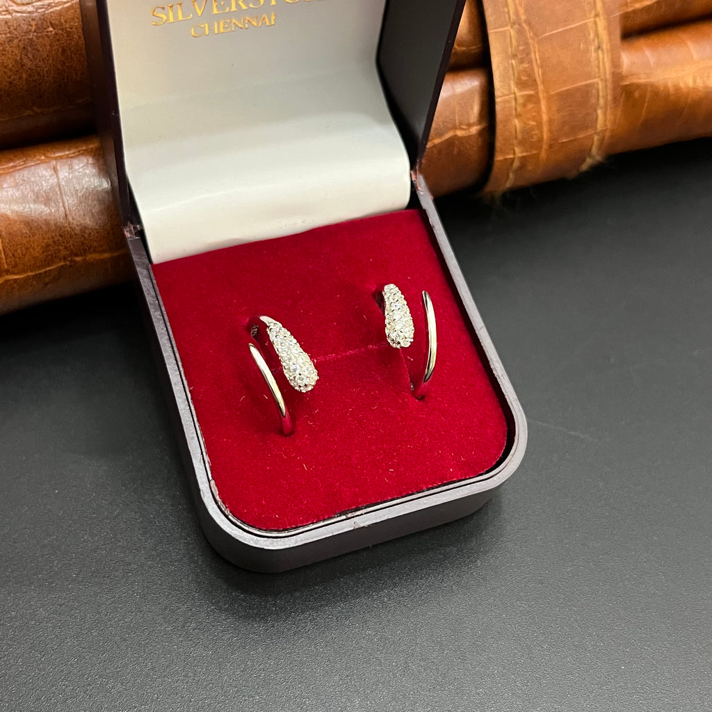 Silver Ladies Toe Rings Slim Snake  925