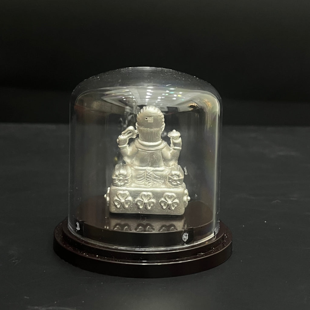Silver Idol Ganesha Gold Finish DS01 999