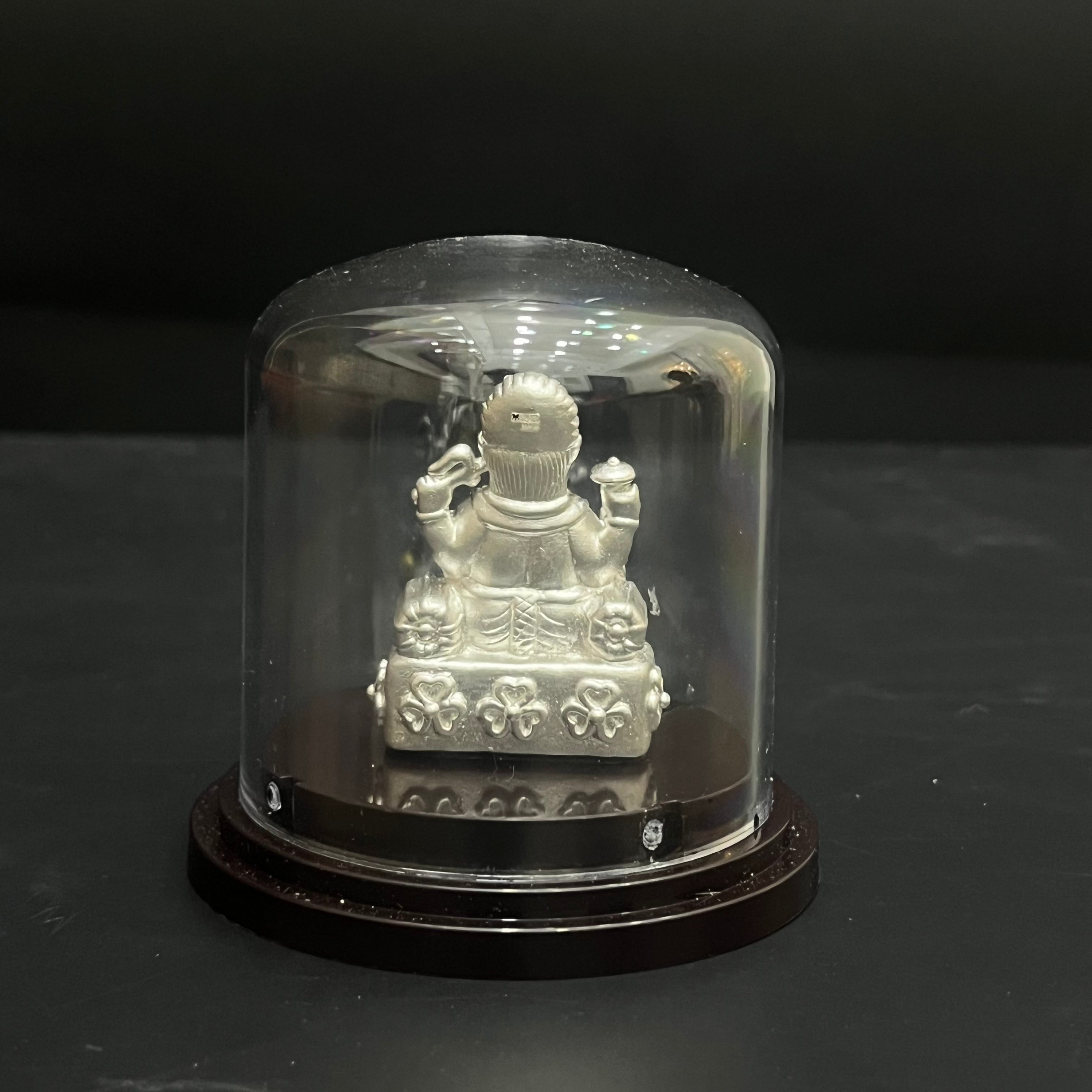 Silver Idol Ganesha Gold Finish DS01 999