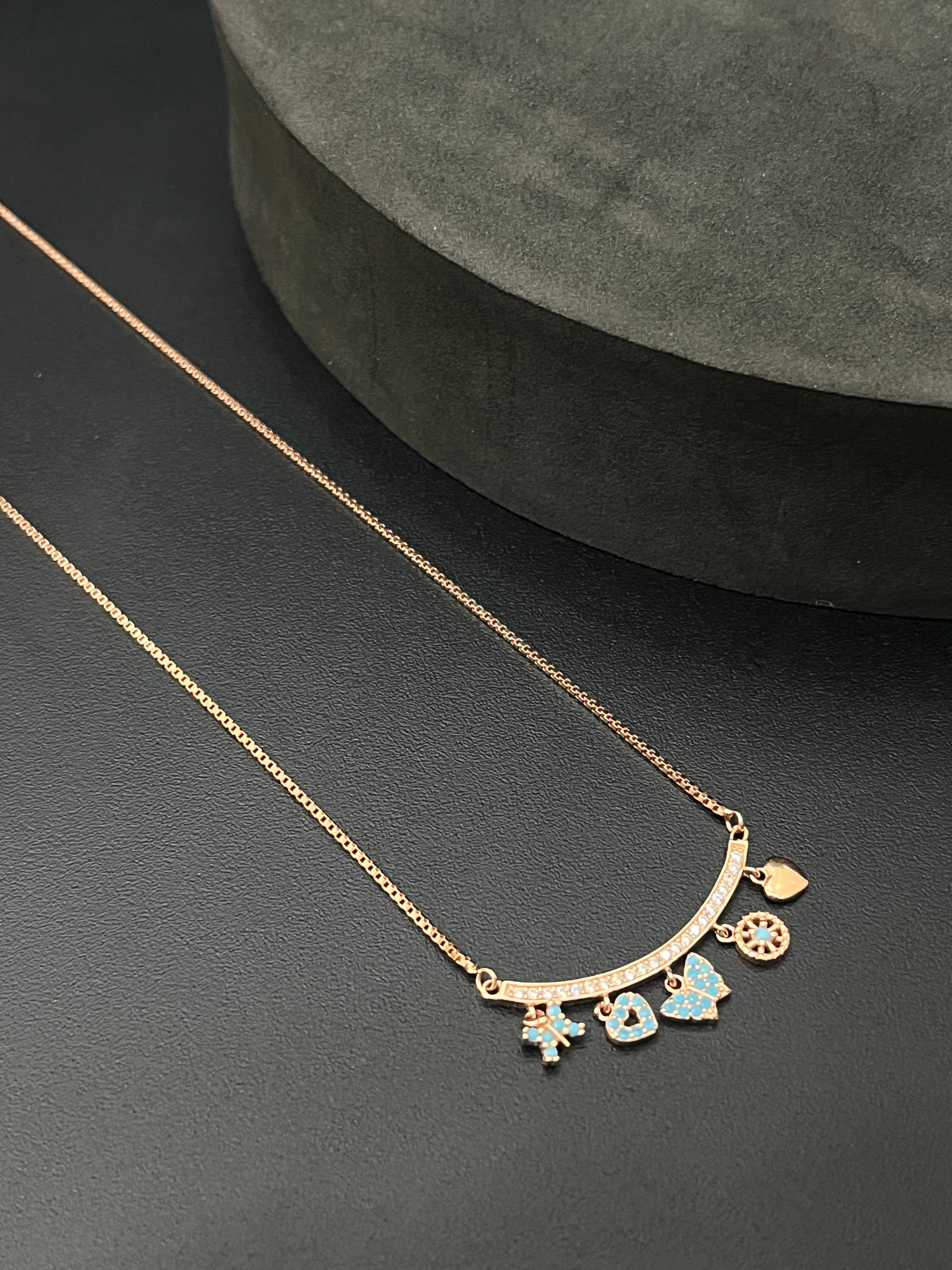 Silver Ladies Charms Chain