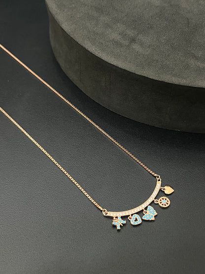 Silver Ladies Charms Chain