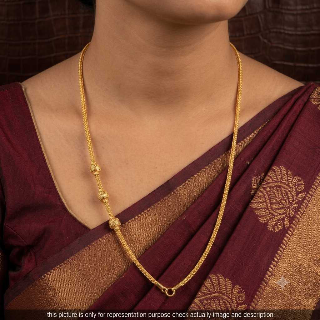 Silver Ladies 3 Ball Thali Saradu 2 925