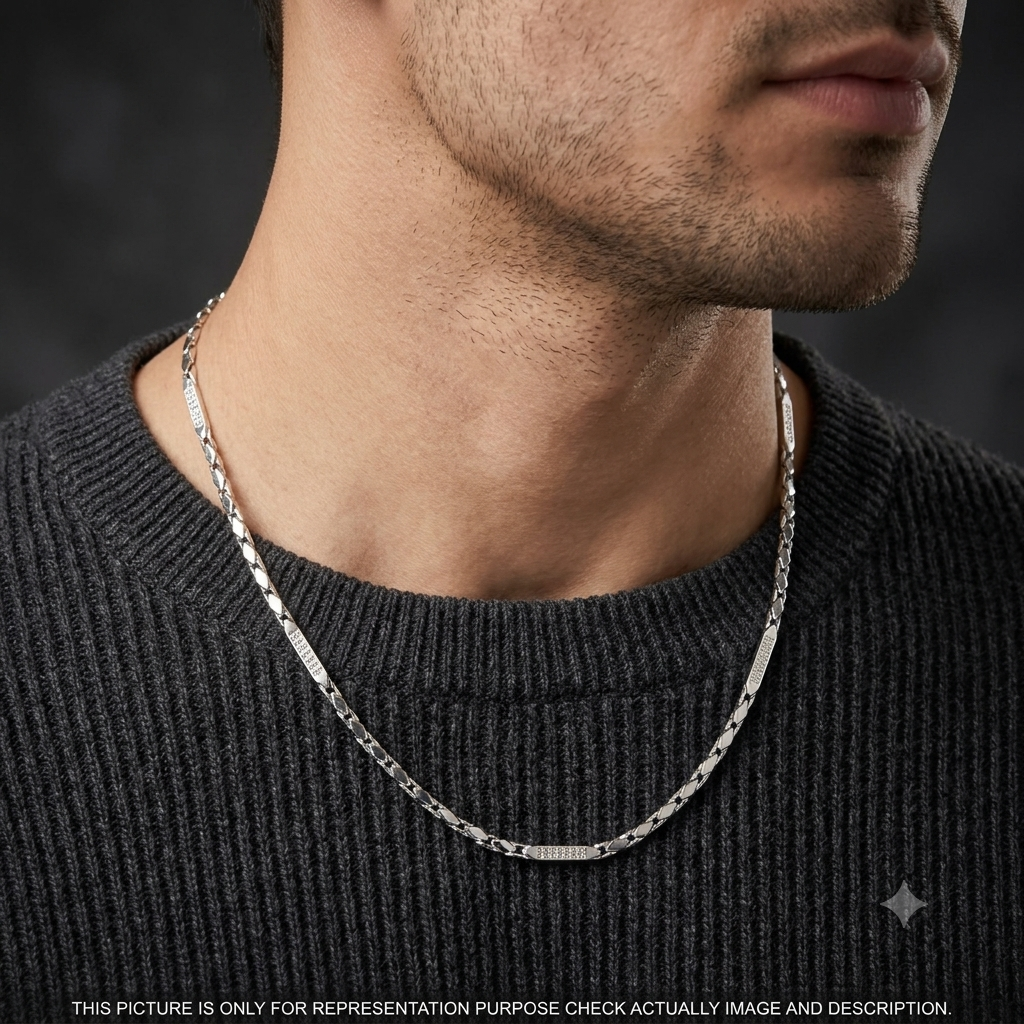 Silver Mens Chain Choco Kathli CC02 925