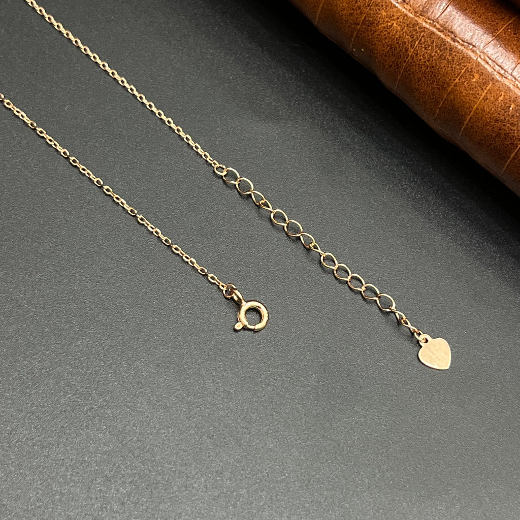 Silver Ladies Pendant Chain Elegant Petal Blossom Drop Rose Gold 925